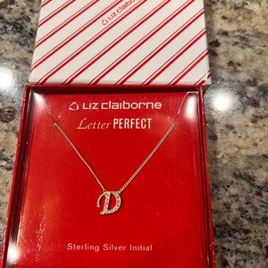 Sterling Silver Initial necklace